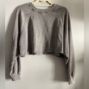 Cropped gray Sweatshirt Talulah size medium